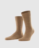 FALKE Chaussettes pour hommes avec tapis intégré - noix de muscade mel.