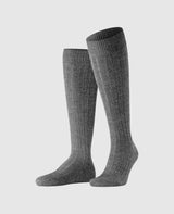 FALKE Chaussettes de genou pour homme avec tapis intégré - anthracite mel.