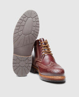 Brogue complet Buda C - Oxblood