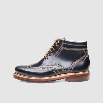 Bottes d'hiver en peau de mouton pour hommes