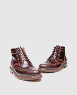 Brogue complet Buda C - Oxblood