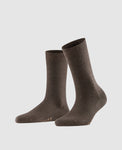 FALKE Softmerino Chaussettes pour femmes - brun foncé
