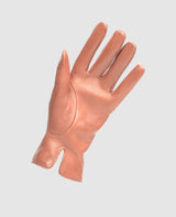 Gants avec matelassage - Rouge brun