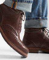 Janosh K Full Brogue BC - Output: Brun foncé
