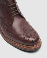 Janosh K Full Brogue BC - Output: Brun foncé