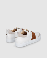 Turin Tennis Sneaker NP - Blanc/Rouge-brun