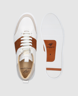 Turin Tennis Sneaker NP - Blanc/Rouge-brun