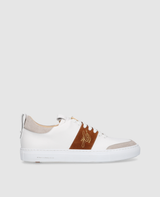 Turin Tennis Sneaker NP - Blanc/Rouge-brun
