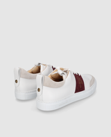 Turin Tennis Sneaker NP - Blanc/Bordeaux