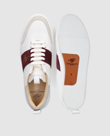 Turin Tennis Sneaker NP - Blanc/Bordeaux