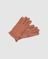 Gants avec fermeture éclair - Marron clair