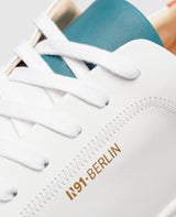 Brouillon original BB1 - blanc/orange/pétrole