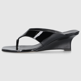 VINNIE WEDGE THONG 5 - Black