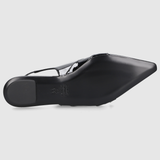 GEORGIE SLINGBACK - Black