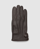 Gants en cuir de cerf - Marron foncé