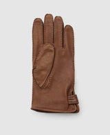 Gants en cuir de cerf - Marron clair