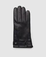 Gants avec bouton-pression - Bleu foncé