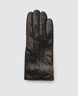 Gants avec couture décorative - Noir