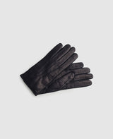 Gants avec couture décorative - Bleu foncé