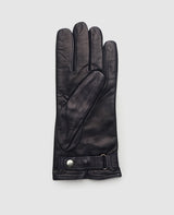 Gants avec couture décorative - Bleu foncé