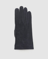 Gants en cuir de sanglier - Marron foncé
