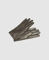 Gants pour hommes avec matelassage - Brun foncé