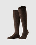 FALKE Tapis dans la chaussure Chaussettes hautes pour hommes - brun foncé