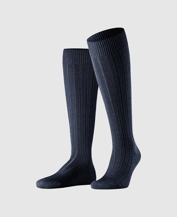 FALKE Tapis dans la chaussure Chaussettes hautes pour hommes - dark navy