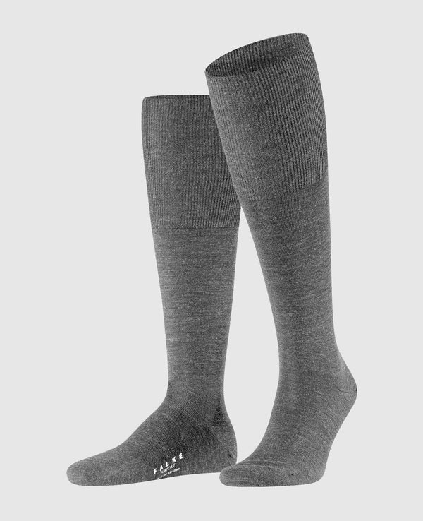 Falke »Aéroport« long - gris foncé