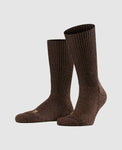 FALKE Walkie Ergo Chaussettes Unisex - marron foncé