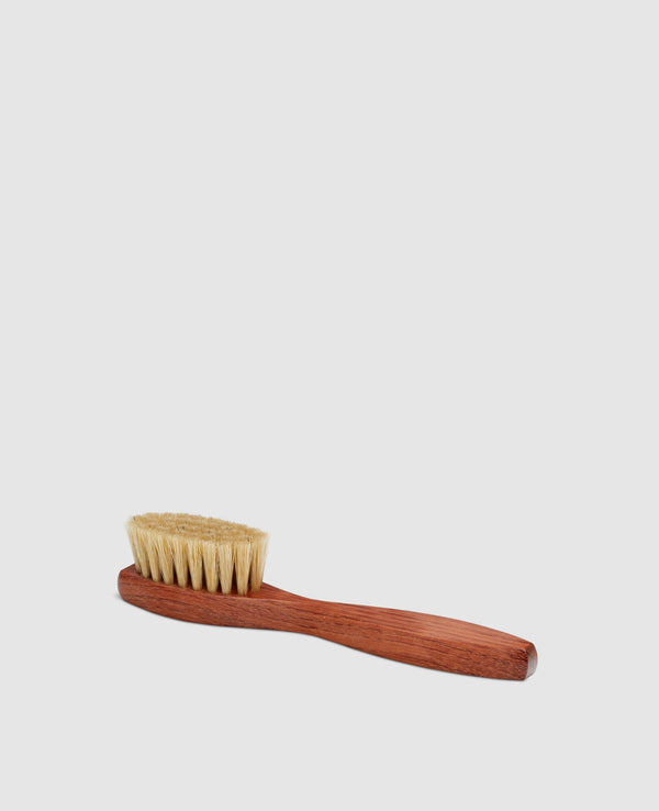 Brosse de commande avec poils de sanglier - Blanc