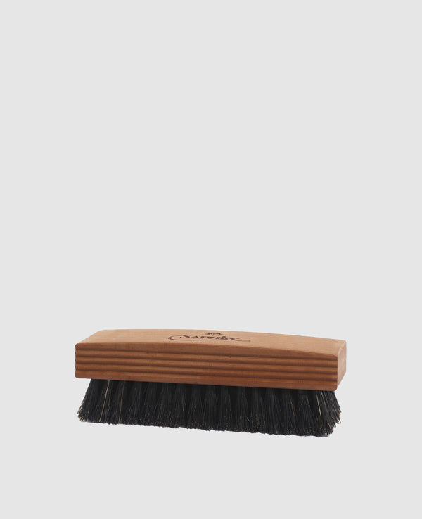 Brosse de polissage de haute qualité avec garniture en crin de cheval - Noir