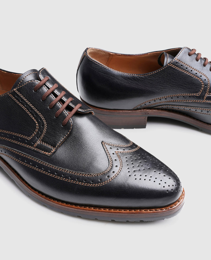 Milano Full Brogue SC - Noir