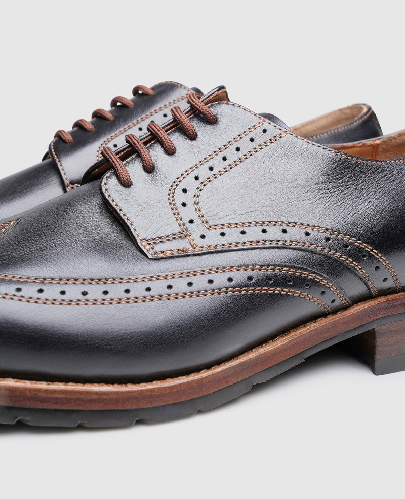 Milano Full Brogue SC - Noir