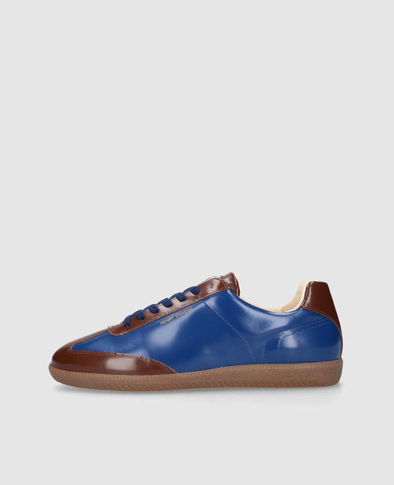 Indoor Sneaker - Braun/Blau