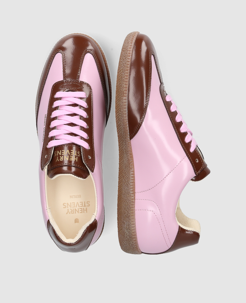Indoor Sneaker - Braun/Rosa