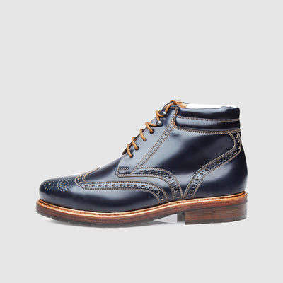 Bottes d'hiver en peau de mouton pour hommes