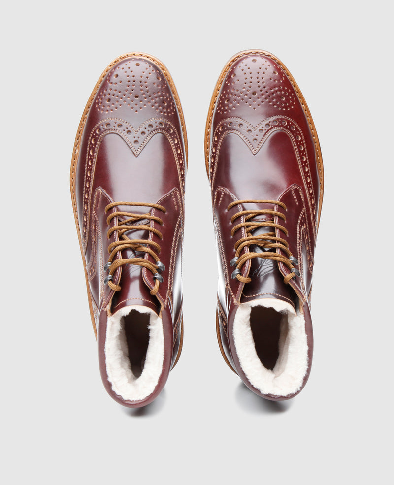 Brogue complet Buda C - Oxblood