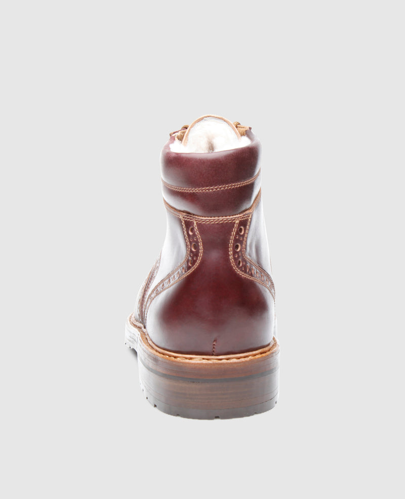 Brogue complet Buda C - Oxblood
