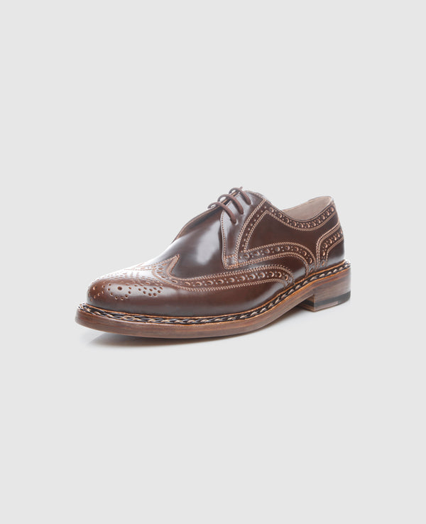 Buda Full-Brogue C - Cognac Foncé