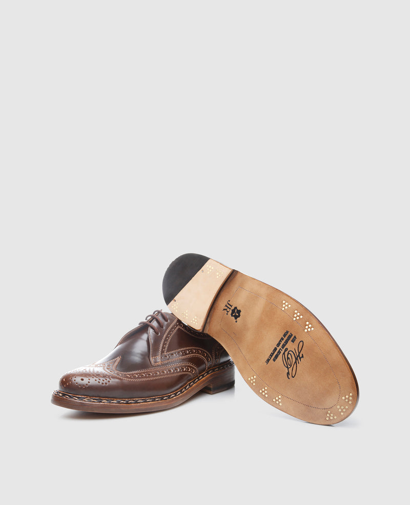 Buda Full-Brogue C - Cognac Foncé