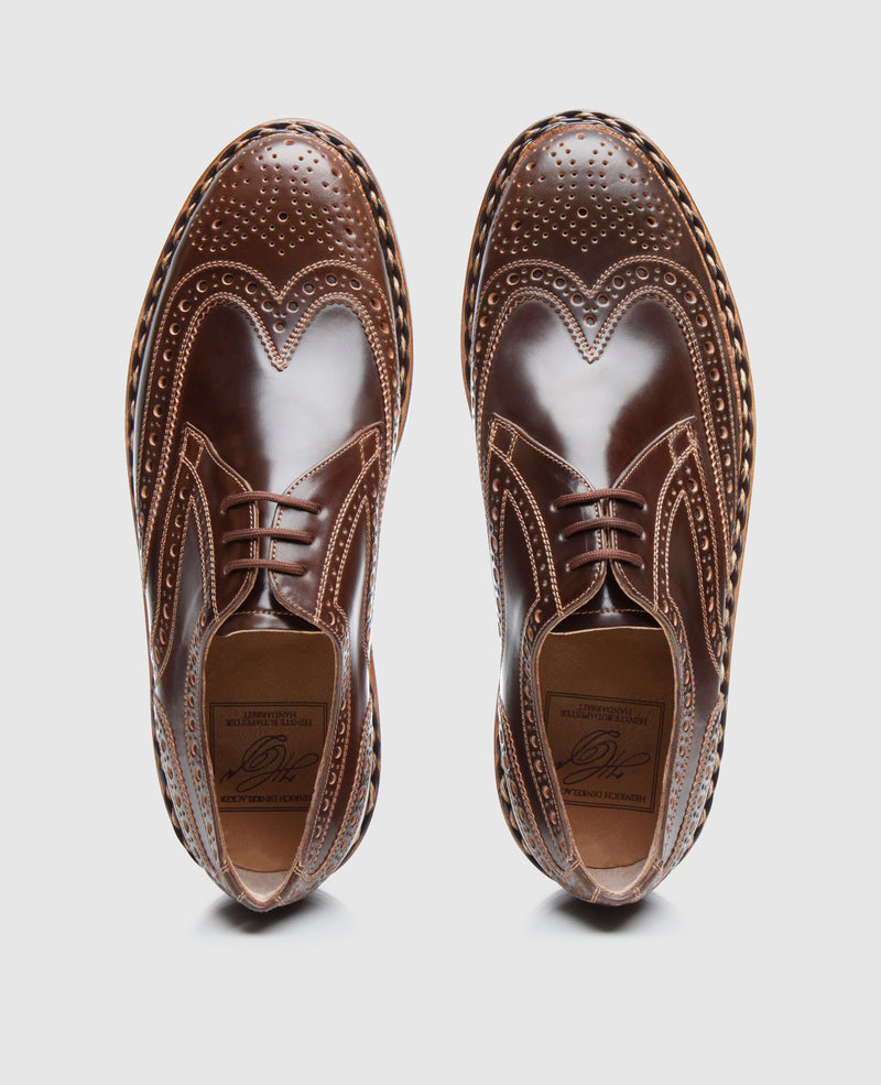 Buda Full-Brogue C - Cognac Foncé