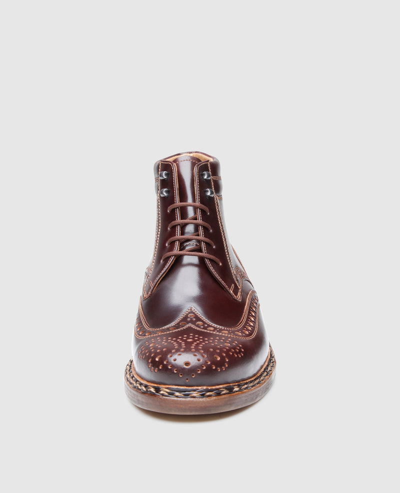 Brogue complet Buda C - Oxblood