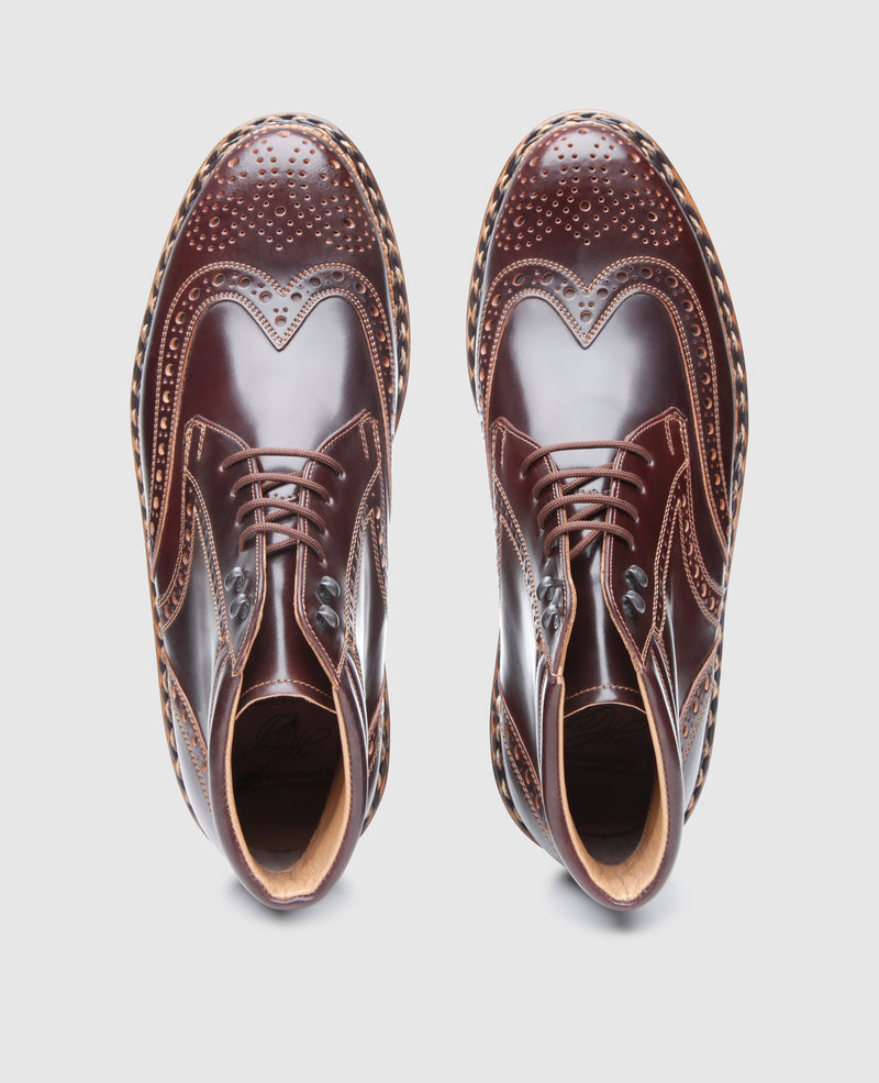 Brogue complet Buda C - Oxblood
