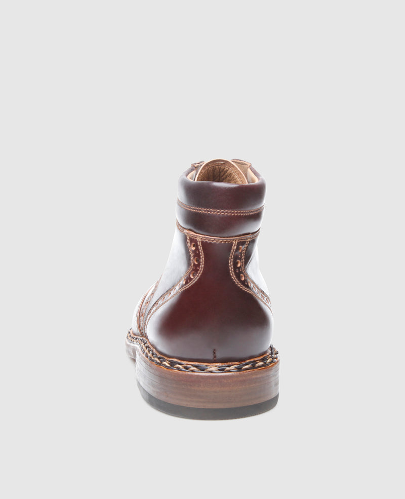 Brogue complet Buda C - Oxblood