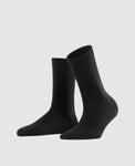 FALKE Softmerino Chaussettes pour femmes - noir