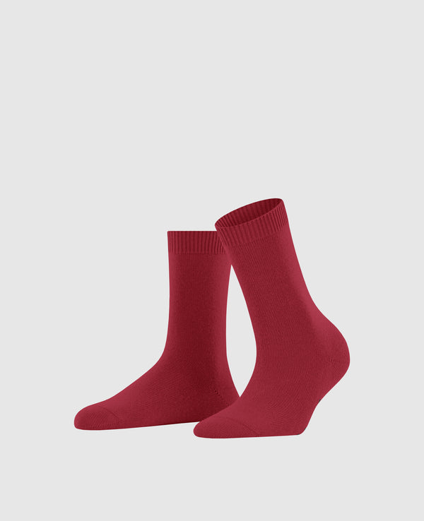 FALKE Cosy Wool Chaussettes pour femmes - scarlet