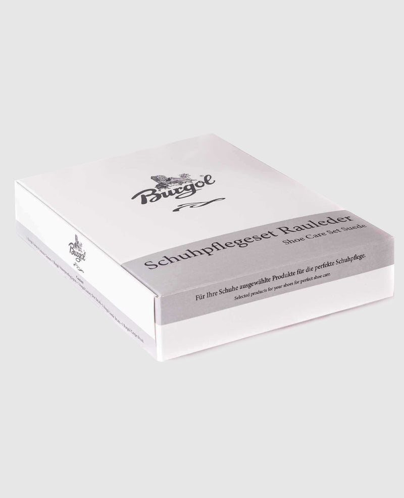 Ensemble d'entretien pour chaussures en daim Burgol - Incolore