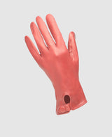 Gants avec bouton-pression - Bordeaux