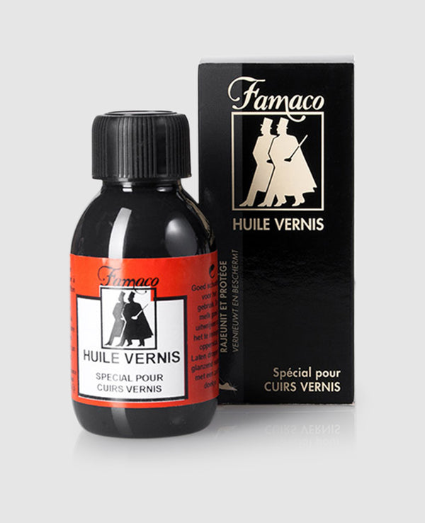Entretien du cuir verni - Noir